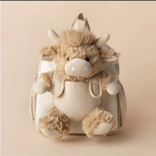 Moonkie Hug & Go™ Logan the Highland Cow
