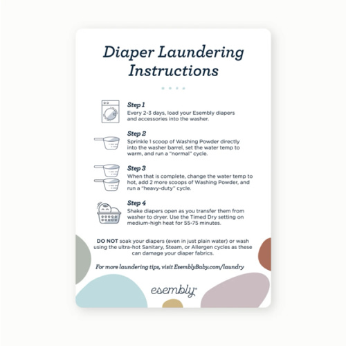 Cloth Diaper How To Guide + Laundry Magnet – Esembly