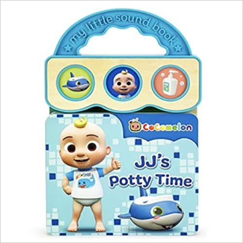 Cocomelon JJ\'s Potty Time Board Book with 3 Sound Buttons