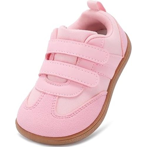 STQ KIDS Toddler Wide Toe Box Shoes:Boys Barefoot Shoes Kids Walking Shoes Boy Sneakers Non-Slip Zero Drop Shoes,Toddler First Walking Shoes Comfort Tennis Outdoor Activities