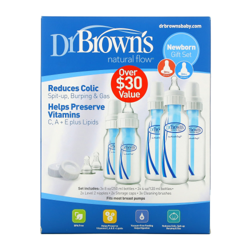 Dr. Brown's Natural Flow Bottles 5-Pack Set - white, one size
