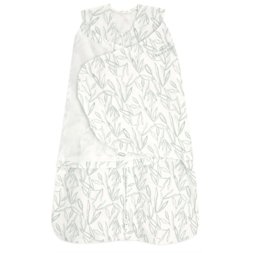 100% Cotton Baby Swaddle Green Leaves | Newborn | HALO US