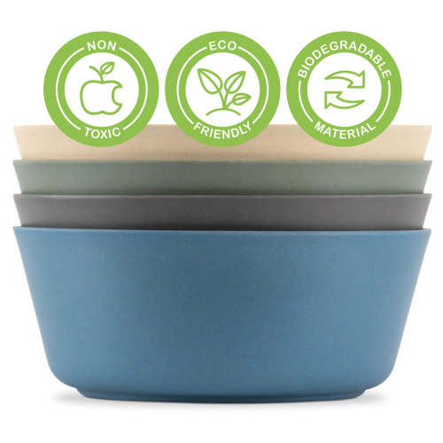 Bamboo Toddler Bowls With Lids
