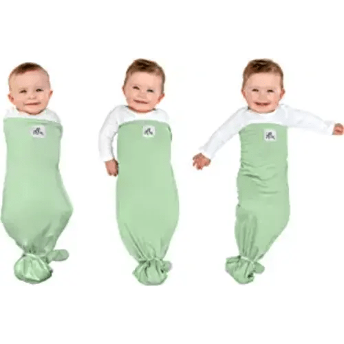 The Ollie Swaddle - Helps to reduce the Moro (startle) reflex - Made from a custom designed moisture-wicking material (Meadow)