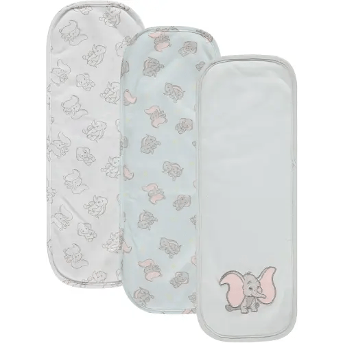 Disney Baby Burp Cloths 3 Pack – 100% Cotton – Mickey Mouse, Minnie Mouse, Winnie The Pooh, Dumbo – Soft & Absorbent Newborn Essentials for Boys & Girls