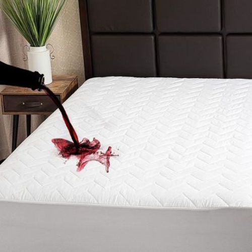 Waterguard Waterproof King Quilted Mattress Protector - White