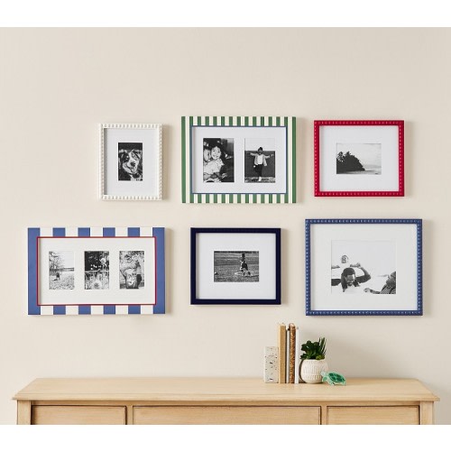 Beaded Gallery in a Box Frames, Set of 6