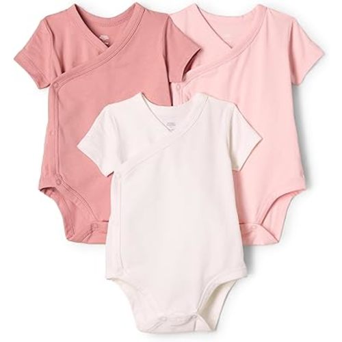 Amazon Essentials Unisex Baby Side Snap Short Sleeve Bodysuit
