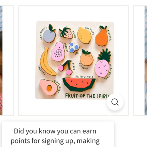 Wooden Puzzle - Fruit of the Spirit by Be A Heart – Pacifier Kids Boutique
