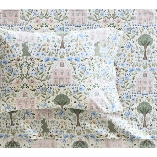 Dollhouse Organic Toddler Sheet Set (Crib Sized)