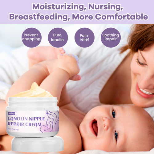 Happy Date 30g Organic Nipple Cream, Nipple Crack Lanolin Free Nipple Butter, Balm for Breastfeeding Mother, No Need to Wash Off, Safe for Baby and Mama