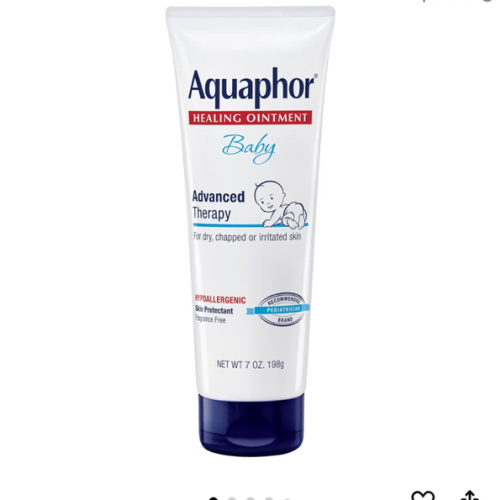 Aquaphor Baby Healing Ointment Advanced Therapy Skin Protectant, Dry Skin and Diaper Rash Ointment, 7 Oz Tube