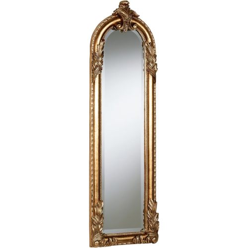 Touch of Class Royal Acanthus Panel Wall Mirror - Resin - Gold - Beveled Glass - Victorian Style Accent Mirrors for Bedroom, Living Room, Dining Room, Hallway, Entryway, Foyer, Office