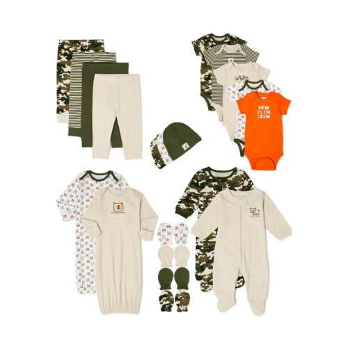 Garanimals Newborn Baby Boy Shower Gift Set, 20-Piece, Preemie-6/9 Months
