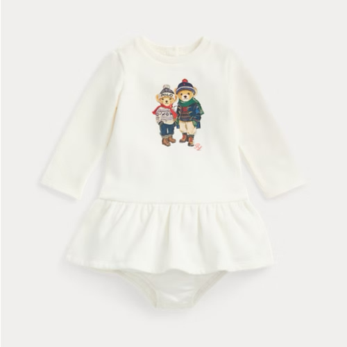 Polo Bear Fleece Dress & Bloomer