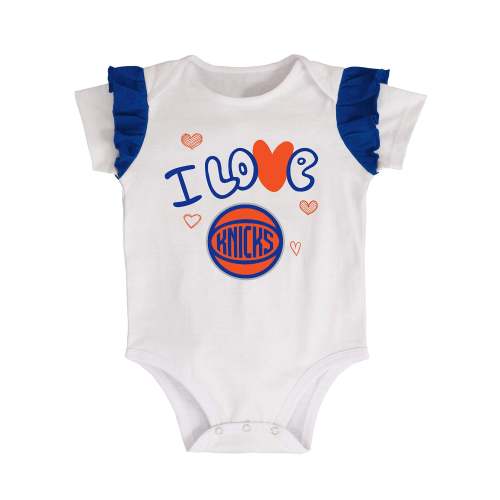 Infant Knicks I Love Basketball Onesie and Pant Set