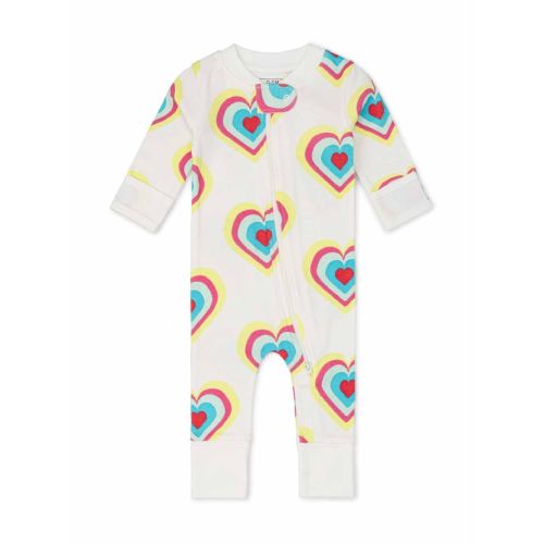 Paris Hilton x Monica + Andy Organic Cotton Baby One Piece Pajama, Sizes Preemie-18-24 Months