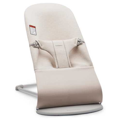 BabyBjörn Bouncer Bliss, Light Gray Frame 3D Jersey Light Beige