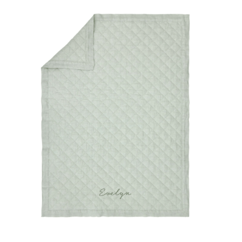 European Linen Baby Quilt