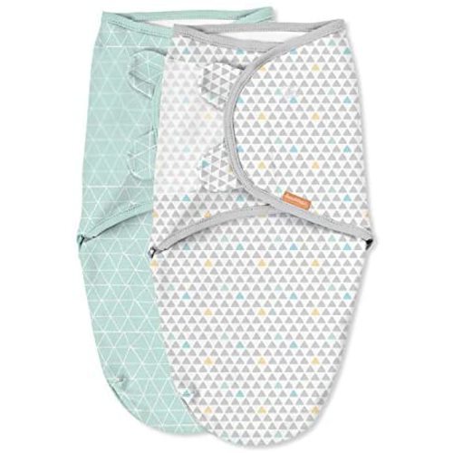 SwaddleMe Original Swaddle – Size Large, 3-6 Months, 2-Pack (Peaks & Points)