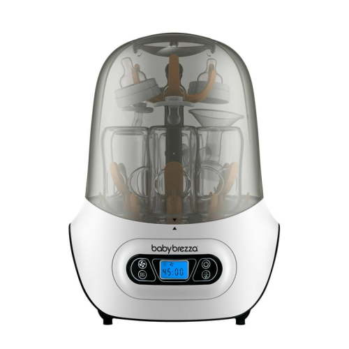 Baby Brezza 4-in-1 Bottle Sterilizer and Dryer, Electric Steam Sterilization for Newborn Feeding Accessories