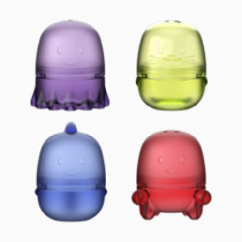 Ubbi Interchangeable Bath Toys - Translucent