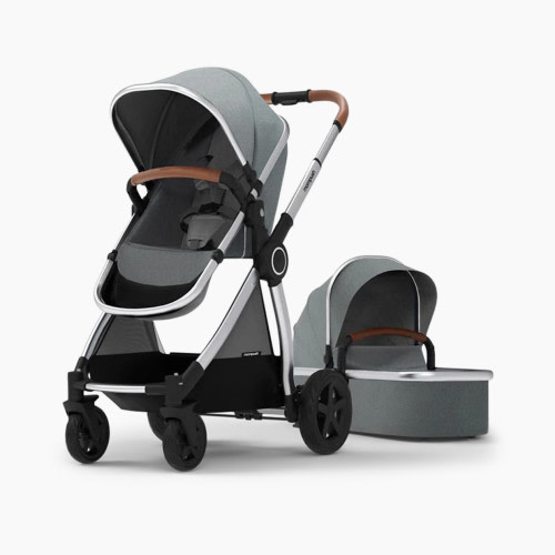 Mompush Ultimate 2 Stroller & Bassinet - Gray