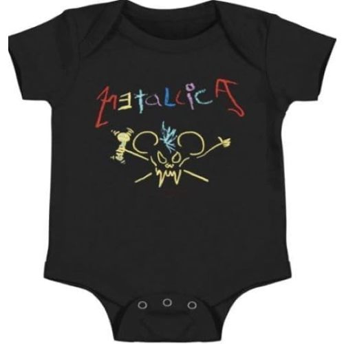 Baby Boys Metallica Crayon Unisex Onesie