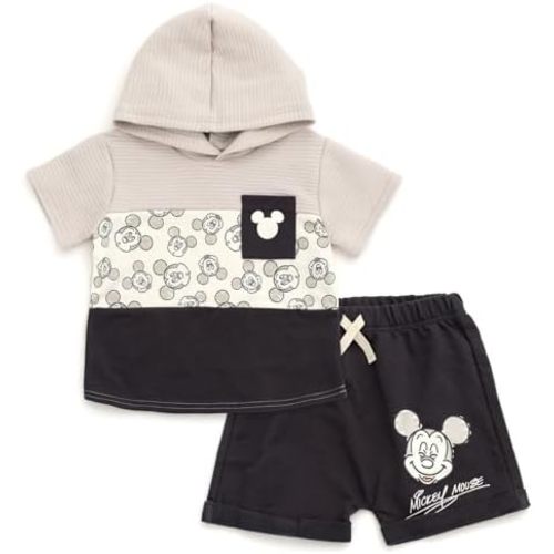 Disney Pullover Hoodie and French Terry Shorts Newborn to Little Kid Sizes (Newborn - 5)