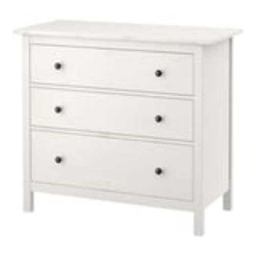 HEMNES 3-drawer chest - white