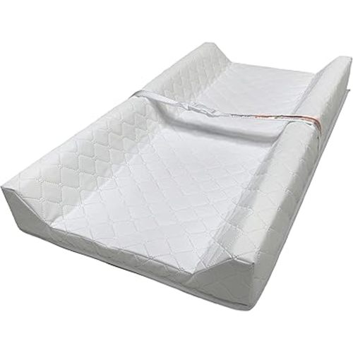 Summer by Ingenuity Contoured Changing Pad – Includes Waterproof Changing Liner and Safety Fastening Strap with Quick-Release Buckle