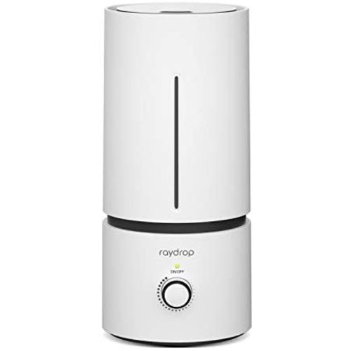 raydrop Cool Mist Humidifiers for Babies , 1.70 L Quiet and Small Ultrasonic Humidifier for Bedroom Nightstand, Space-Saving, Auto Shut Off-(0.45 Gallon, US 110 V)