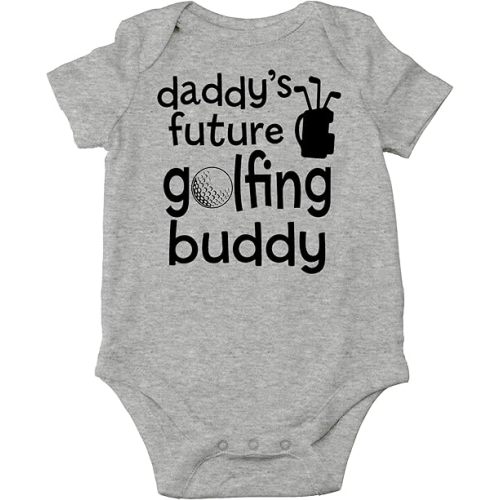 CBTwear Daddy’s Future Golfing Buddy Baby Bodysuit Adorable Boy Romper Clothing Cute Newborn Clothes
