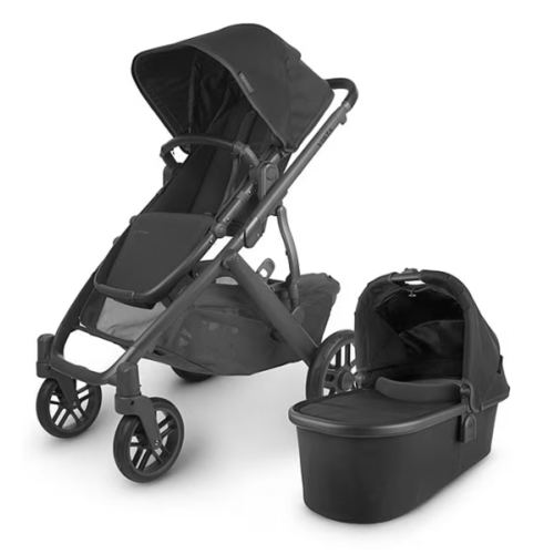 UPPAbaby VISTA V2 Convertible Single-To-Double With Bassinet Stroller System