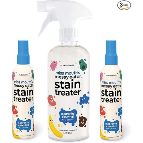 Miss Mouth's Messy Eater Stain Treater - 2 Pack Stain Remover Spray and 16oz Bottle