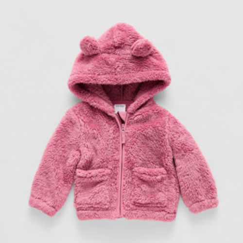 Okie Dokie Sherpa Baby Girls Midweight Jacket