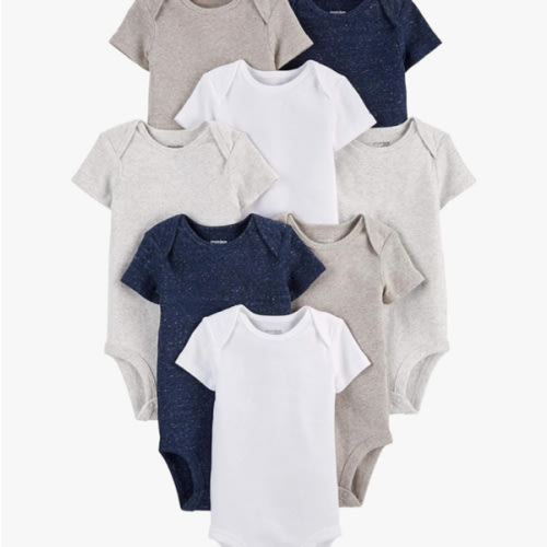 Simple Joys by Carter's Unisex-Baby 8-Pack Short-Sleeve Bodysuit