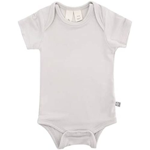 KYTE BABY Short Sleeve Unisex Baby Bodysuits, Rayon Made From Bamboo Material