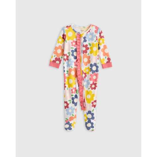 100% Organic Cotton Ruffle Footie
