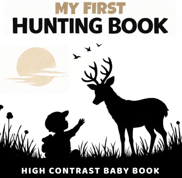 My First Hunting Book: A High-Contrast Baby Book with 40 Images of Animals, Tracks, and Outdoor Life for Newborns 0–12 Months