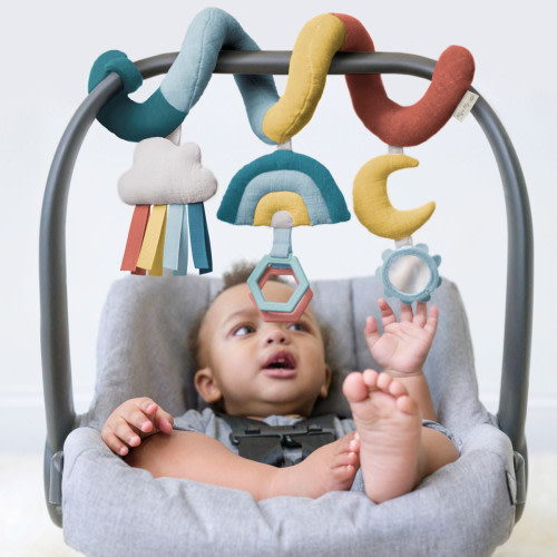 Itzy Ritzy Spiral Car Seat & Stroller Activity Toy - Rainbow