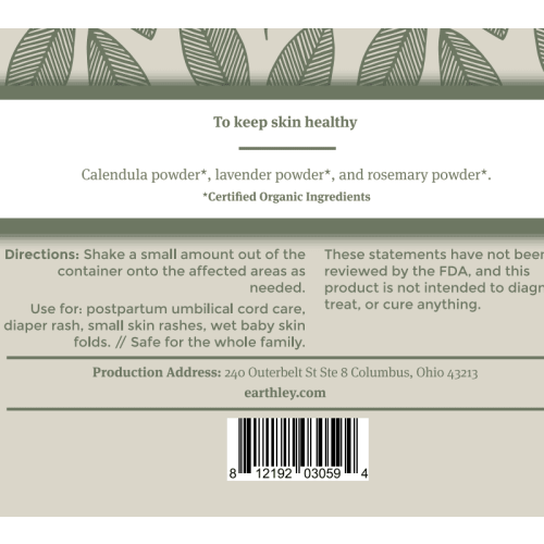 Herbal Baby Powder - 2 oz