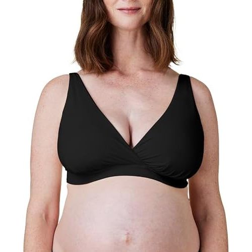 Bravado Designs Women's Ballet Full Cup Nursing Bra for Breastfeeding Wireless Sleep Maternity Bra