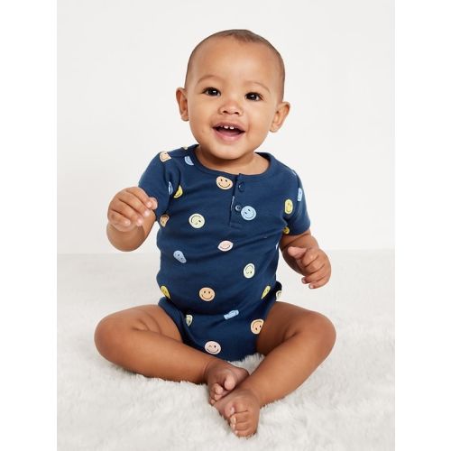 Printed Short-Sleeve Bodysuit for Baby | Old Navy
