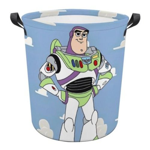Buzz Lightyear Laundry basket gift toy storage foldable wardrobe suitable for home dormitory kitchen pet wardrobe shelf room decoration 44x35cm