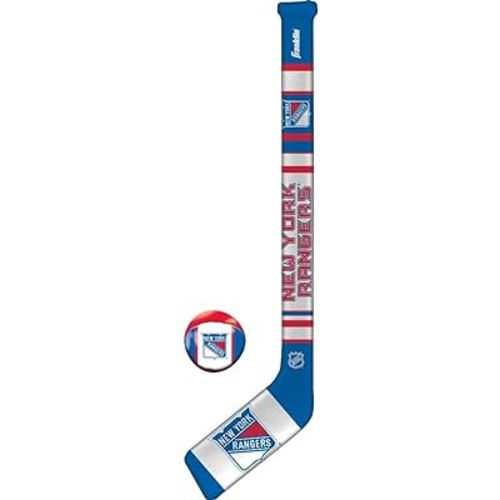 Franklin Sports NHL Team Mini Soft Hockey Stick Set - NHL Team Soft Foam Mini Hockey Stick and Ball - Great Toy for Kids