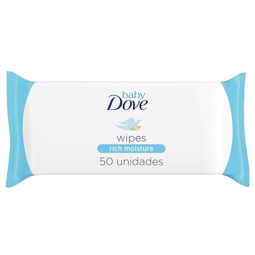 Dove Baby Wipes Rich Moisture,50 Count (Pack of 6)