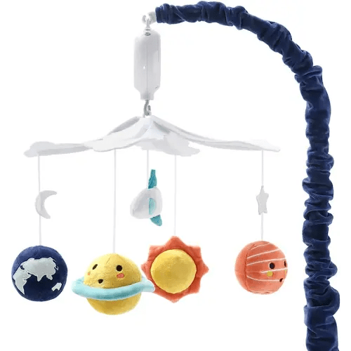 The Peanutshell Space Musical Crib Mobile