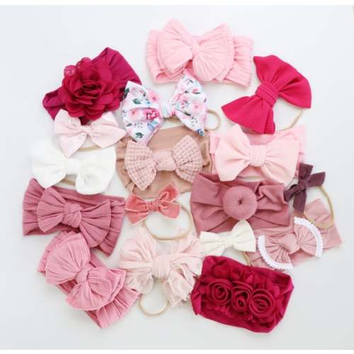Baby Girl Hair Bow Headbands Grab Bag of Baby Headbands