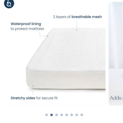HALO Breathable Crib Mattress Cover